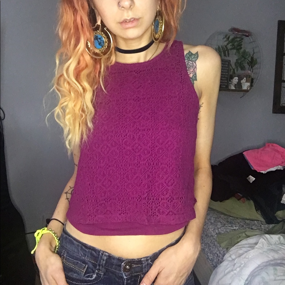 Magenta tank top